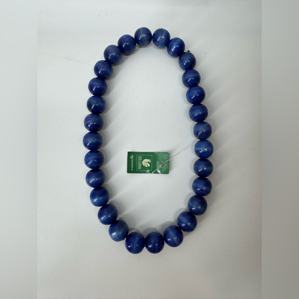 NWT Wooden Beads in blue color